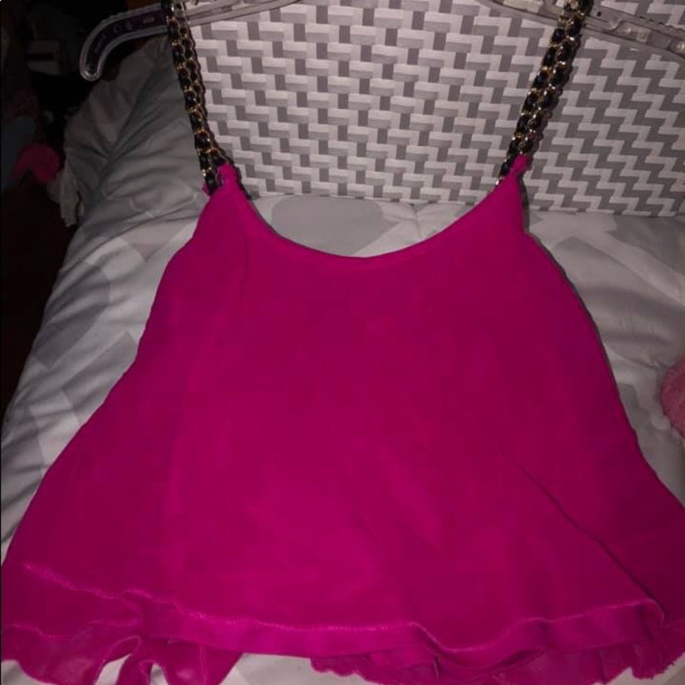 pink Charlotte Russe tank top